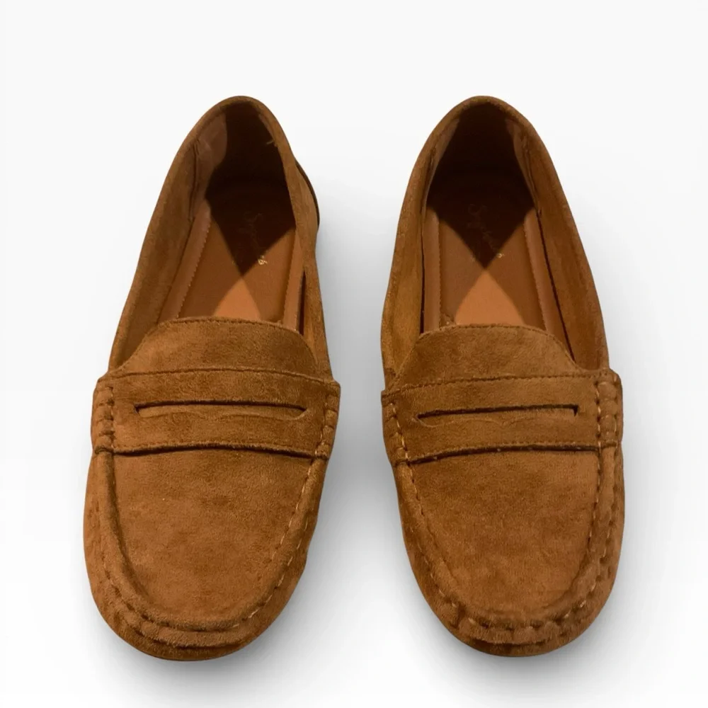 Seychelles Women's Penny Loafers, Slip On Flats for Business & Work Size 8.5